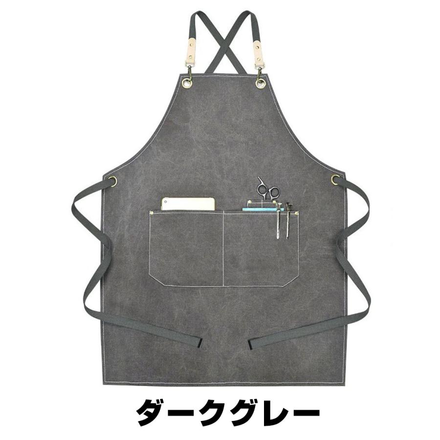 オーダーエプロン 前掛け 撥水 プリント入りエプロン 胸当てエプロン