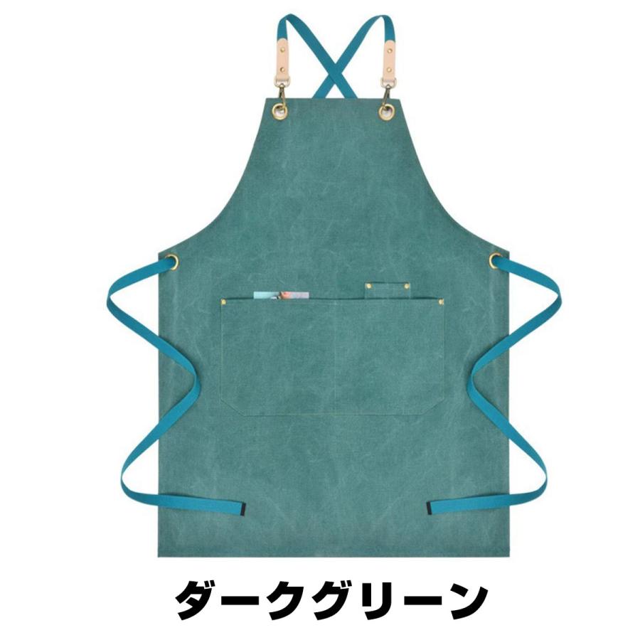 オーダーエプロン 前掛け 撥水 プリント入りエプロン 胸当てエプロン