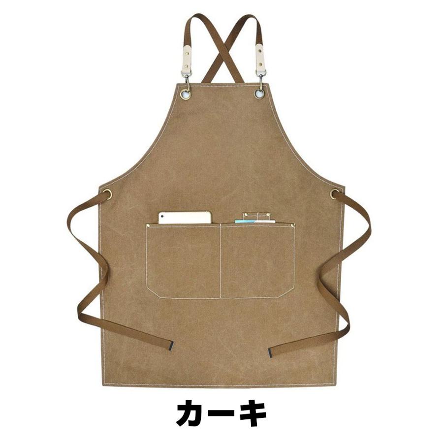 オーダーエプロン 前掛け 撥水 プリント入りエプロン 胸当てエプロン