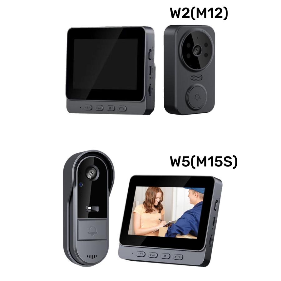 インターホン ワイヤレス ドアホン カメラ付き モニター付き