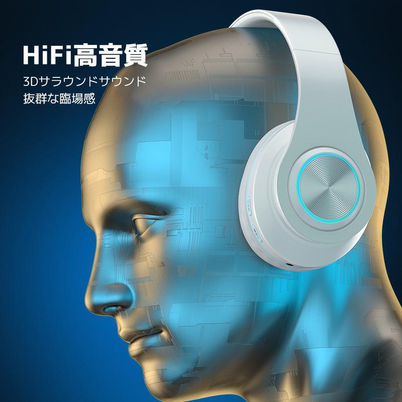 ワイヤレスヘッドホン ヘッドセット 通話機能 Bluetooth5.0 ワイヤレスヘッドホン ヘッドセット 通話機能 Bluetooth5.0
