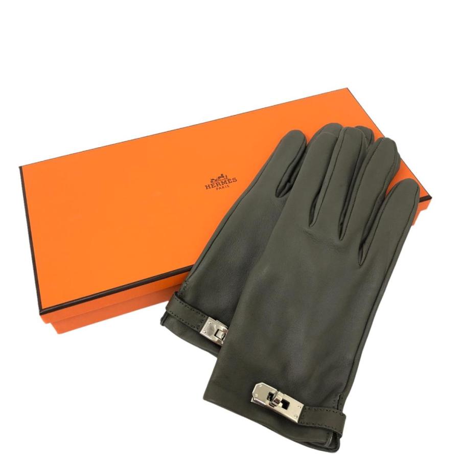 最大86％オフ！ HERMES エルメス ケリー グローブ ラムスキン×シルク