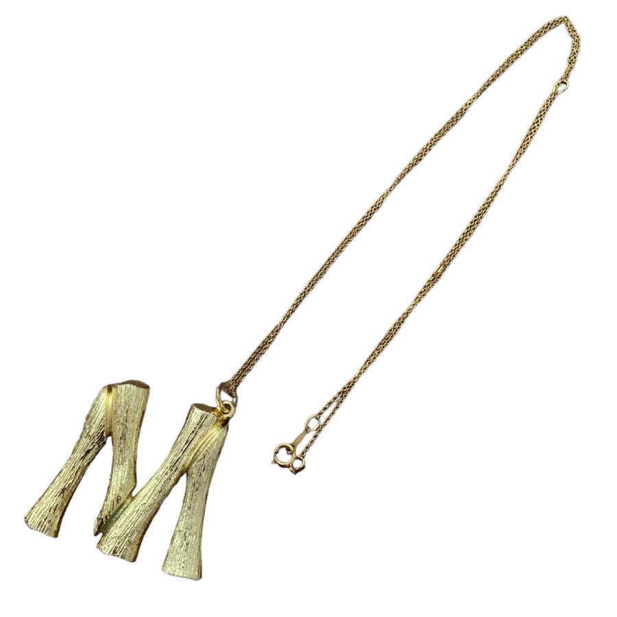 CELINE セリーヌ イニシャル ネックレス M K14ネックレス CELINE セリーヌ イニシャル ネックレス M K14ネックレス