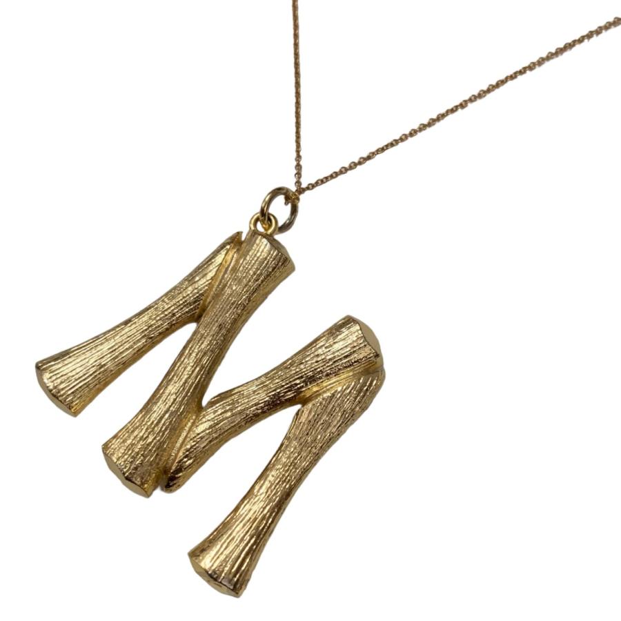 CELINE セリーヌ イニシャル ネックレス M K14ネックレス CELINE セリーヌ イニシャル ネックレス M K14ネックレス