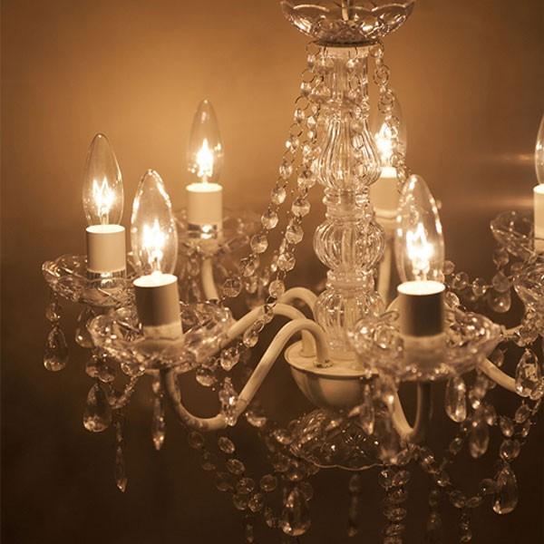 シャンデリア アンティーク調 ヨーロッパ風 ノックダウン 7灯  