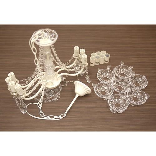 シャンデリア アンティーク調 ヨーロッパ風 ノックダウン 7灯  