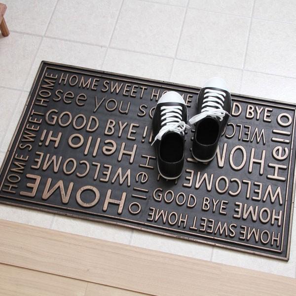 玄関マット 屋外 おしゃれ エントランスマット ウェルカムマット ドアマット ベランダ 北欧 ラバーマット ウェルカム 人気 9 ベストライン 通販 Yahoo ショッピング