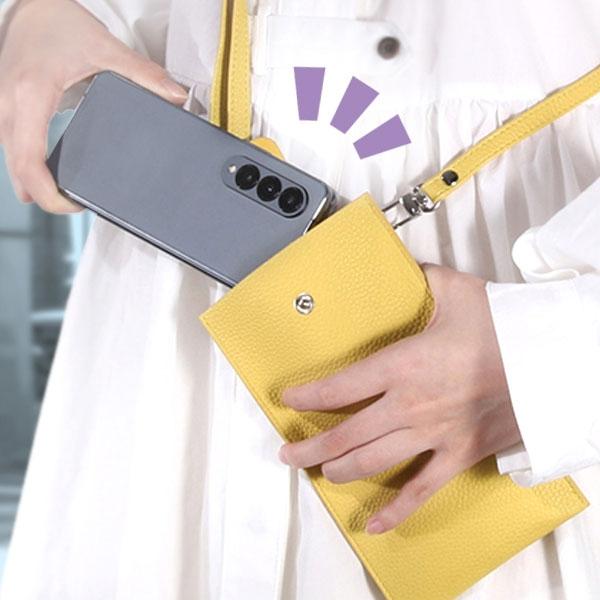 Galaxy Z Fold シリーズ 折り畳みスマホ ショルダー スマホポーチ