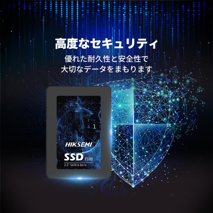 HIKSEMI 1TB 内蔵SSD 2.5インチ 7mm SATA3 6Gb/s 3D NAND PS4動作確認済 内蔵型 ssd 1tb 国内3年保証 HS-SSD-E100-1024G_4