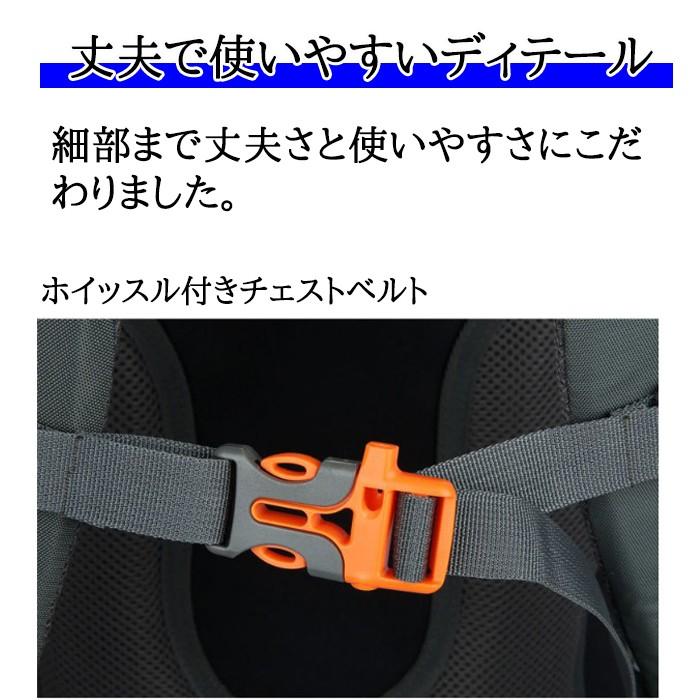 リュックサック メンズ レディース トレッキング 大容量 バックパック リュック 軽量 登山 防災 40L ザック 黒 40リットル 防水｜bestmart｜20