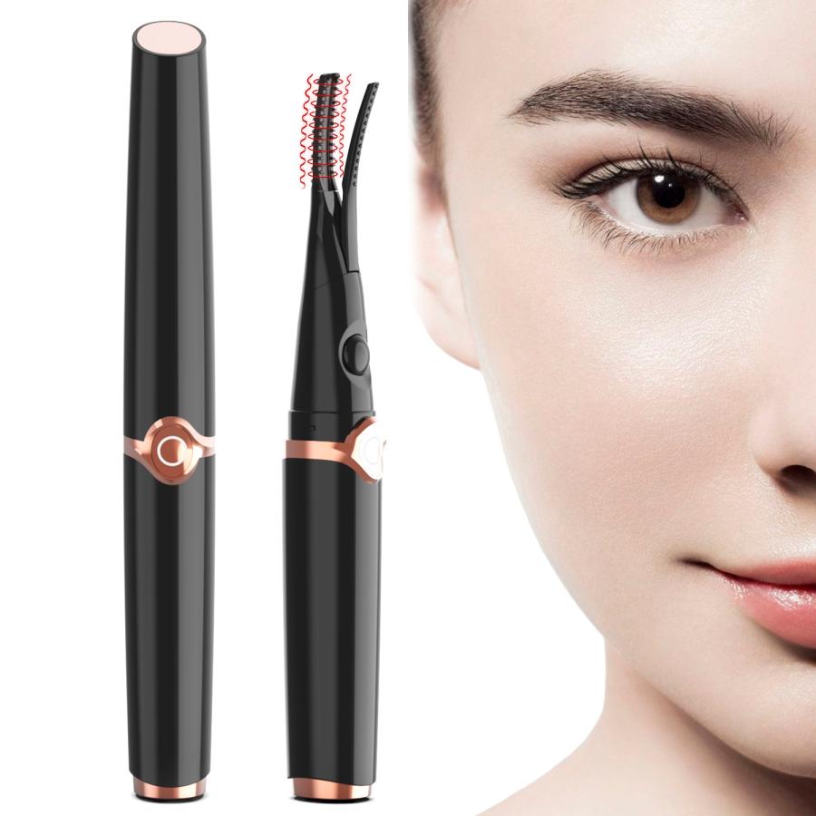 2in1ホットビューラー USB充電式 まつげカーラー 24時間キープ 火傷