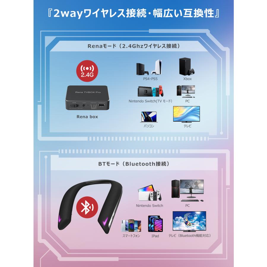 ゲーミングネックスピーカー 遊音 思いやりゲームスピーカー ネック