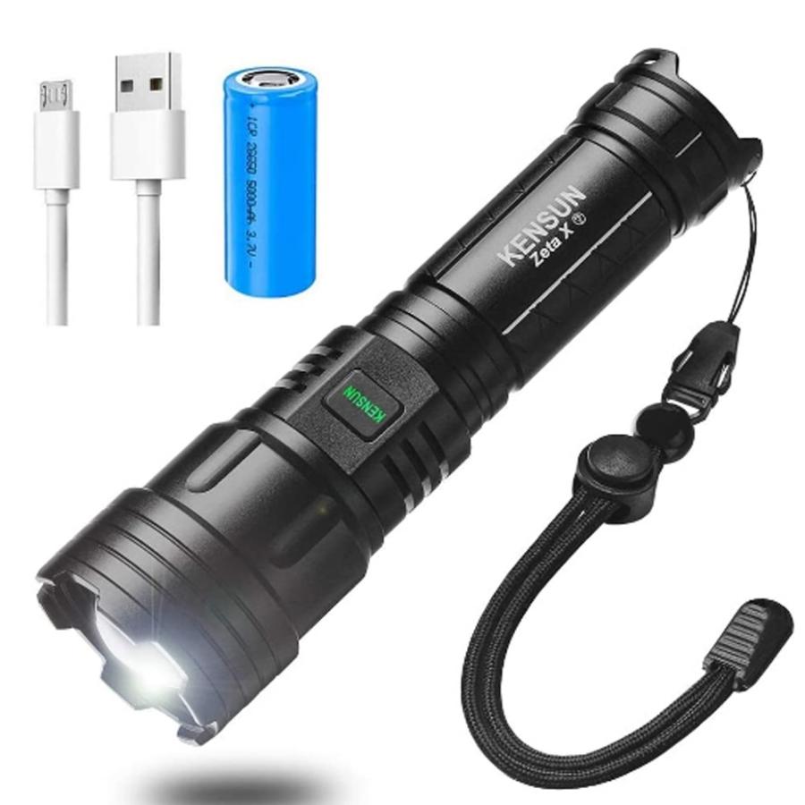 Led 懐中電灯 Kensun Cree Xhp90 6500ルーメン 5モード調光 フラッシュライト ハンディ 明るい ライト 最強 父の日プレゼント ギフト Ne63q1pg2b8 Bestmatch 通販 Yahoo ショッピング