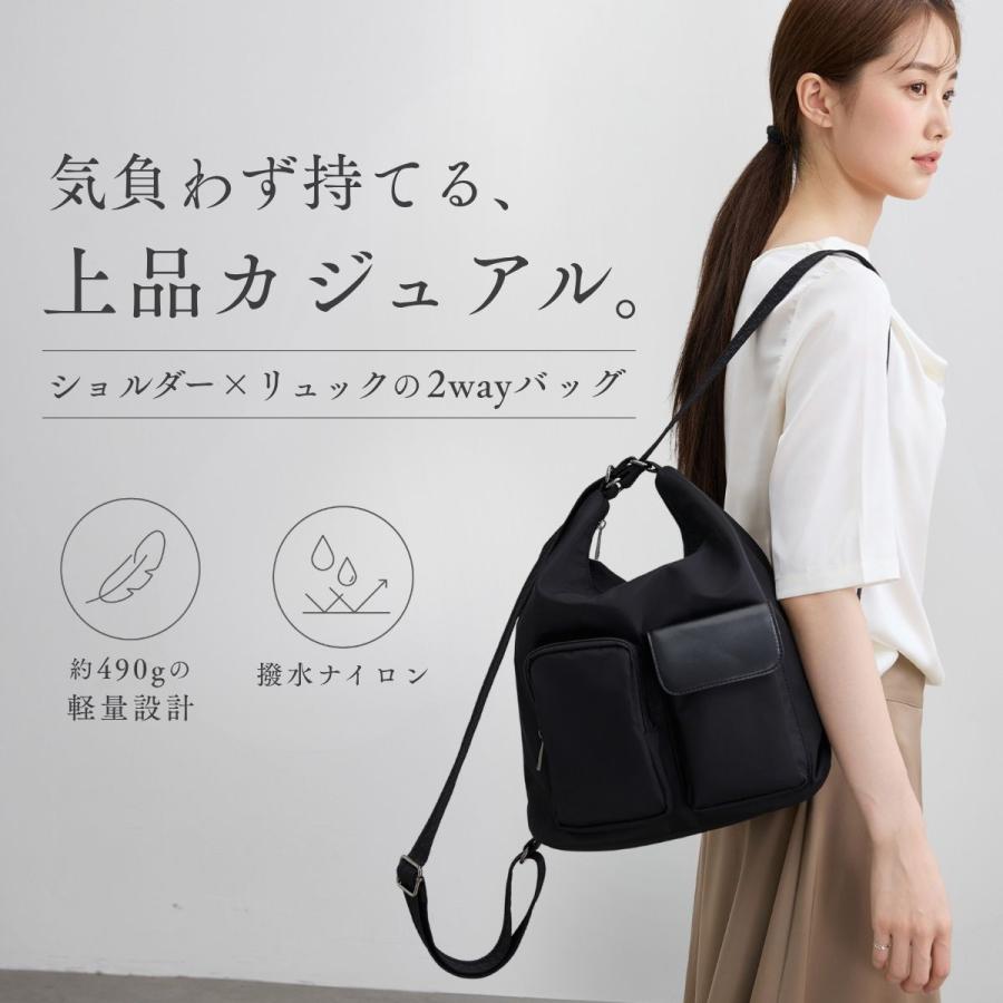 高密度ナイロン ショルダーリュック 2way リュックショルダー 軽量 
