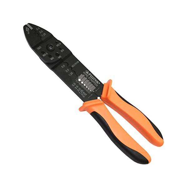 フジ矢 FA106 万能電工ペンチ ファストン端子 裸圧着端子両用 の商品画像