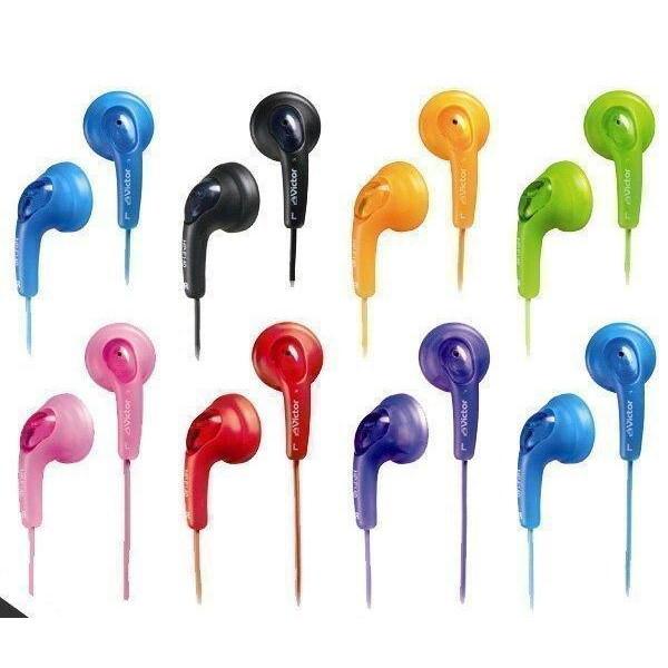 Jvc Hp F140 グミホン ステレオミニイヤホン ブラック ブルー ピンク グリーン オレンジ D W V P レッド G B お得 A R