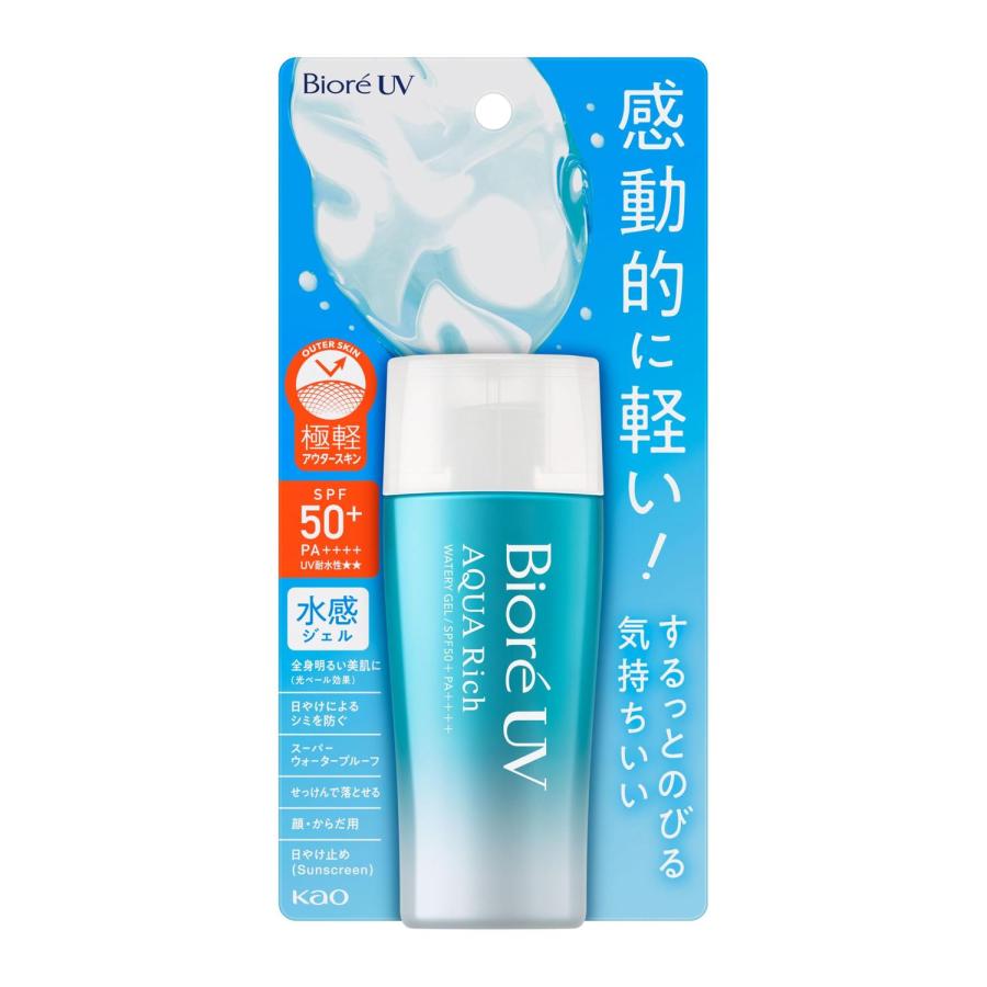 花王 ビオレUV アクアリッチウォータリージェル 70ml 日焼け止め（Yahoo!・ベストワン）