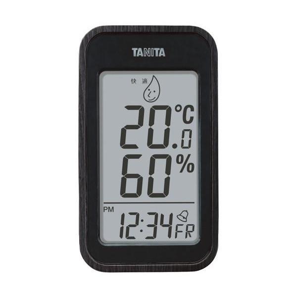 タニタ  TT-572 BK ブラック デジタル温湿度計 の商品画像