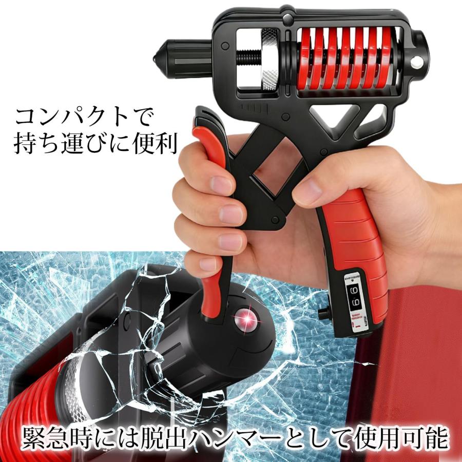 握力 トレーニング ハンドグリップ 可変式 5kgから165kg 負荷調整式