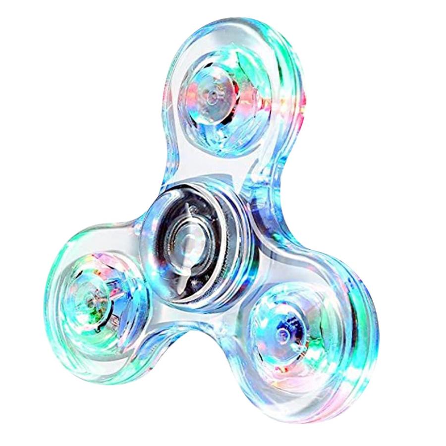 ハンドスピナー 光る 指スピナー 静音回転 携帯便利 おしゃれデザイン