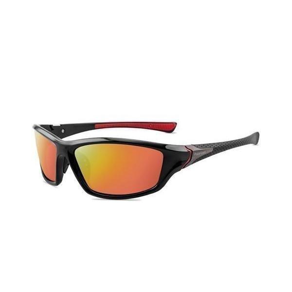 情熱セール サングラス レッド ブラウン スポーツ 偏光 おしゃれ 紫外線カット 軽量 スポーツ用 偏光グラス