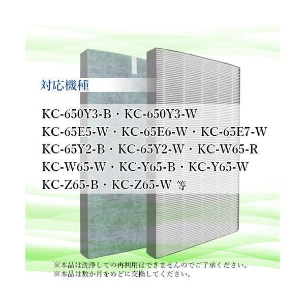 シャープ 互換品 FZ-W65HF シャープ用 加湿空気清浄機 集じんフィルター 制菌HEPAフィルター|| ((C|bestone1|03