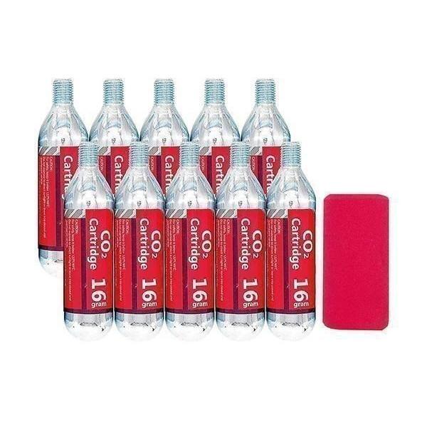 Co2 16g ボンベ ネジ有 ジャケット付 10本セット 各社 パンク修理用 Co2 インフレーター対応 ベストワン 通販 Paypayモール