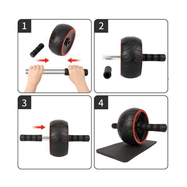 腹筋ローラー 筋トレ 静音仕様 アブローラー アブホイール マット付