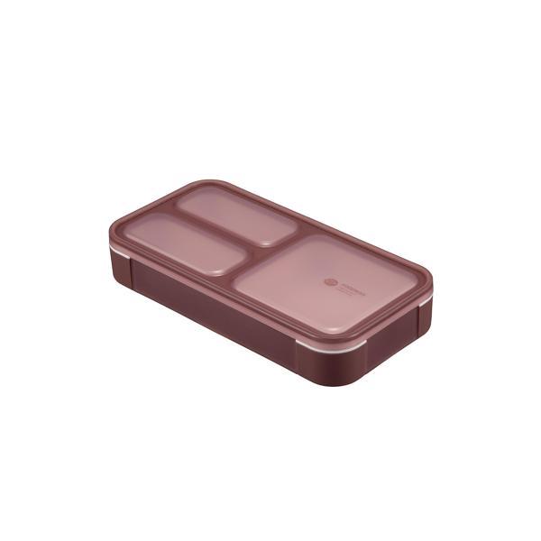 シービージャパン 抗菌フードマン400 薄型弁当箱 400ml バーガンディ CB JAPAN の商品画像