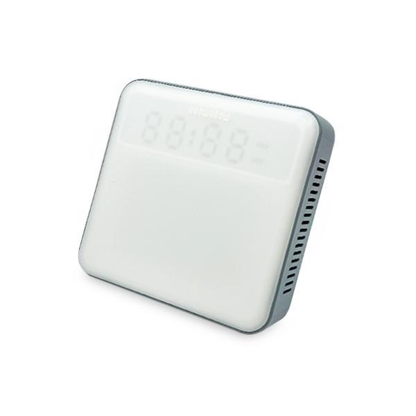 【moonmoon】トトノエライト　光目覚まし時計　グレー moonmoon トトノエライト 光 目覚まし時計 グレー スマホ連動 アラーム