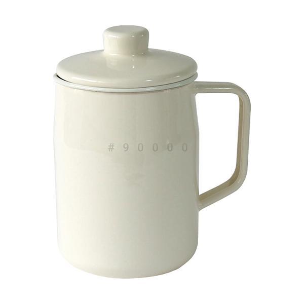 富士ホーロー  OPF-0.8L.W フィルトプラス ホワイト 0.8L オイルポット 活性炭 カートリッジ付 の商品画像