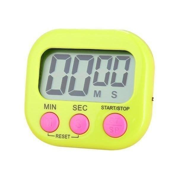 キッチンタイマー マグネット おしゃれ 大きい 画面 タイマー ストップウォッチ 勉強用 カウントダウン グリーン ベストワン 通販 Paypayモール