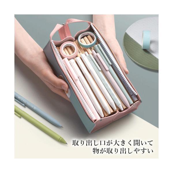 年間ランキング6年連続受賞 ペンケース 大容量 高校生 筆箱 文房具 中学生 女子 かわいい おしゃれ ふで箱 モンスター グリーン C600円 Aynaelda Com