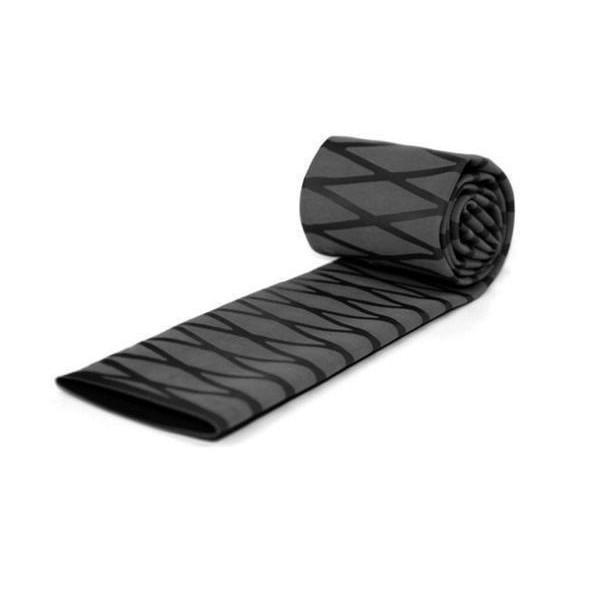 ラバーグリップ 熱収縮 チューブ グリップ 滑り止め 釣り竿 バドミントン テニス ビリヤード ロッド ブラック 35mm ((S の商品画像