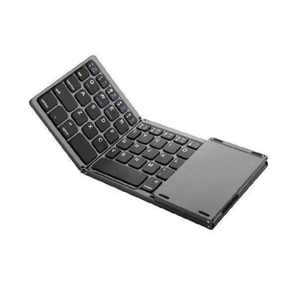 キーボード Bluetooth ワイヤレス 無線 折りたたみ 三つ折り タッチ