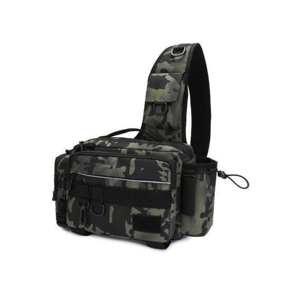 フィッシングバッグ  迷彩 釣りバッグ 釣り カバン 鞄 カバン ランガンバッグ ショルダーバッグ  ((S の商品画像