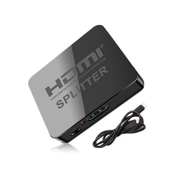 HDMI 分配器 1入力2出力 高画質 同時出力 スプリッター 3D映像対応 ドライバー不要 ミニポータブル式 ((S の商品画像