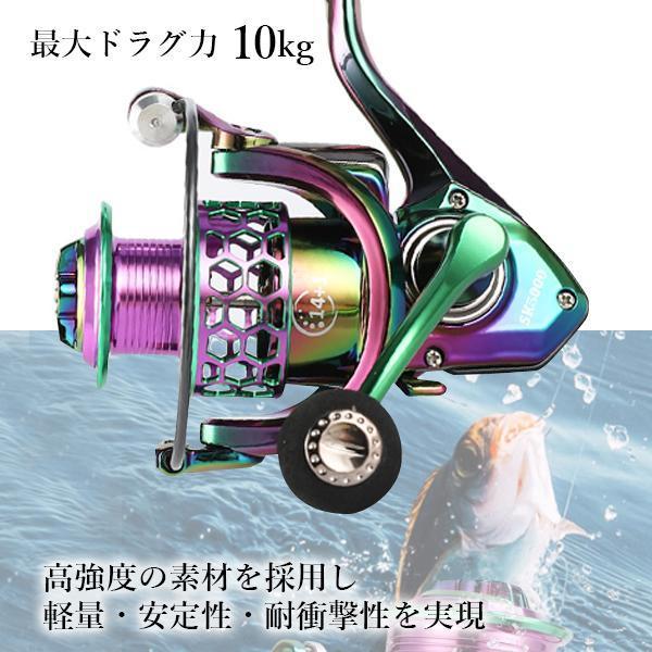 スピニングリール フィッシングリール 釣り アウトドア フィッシング
