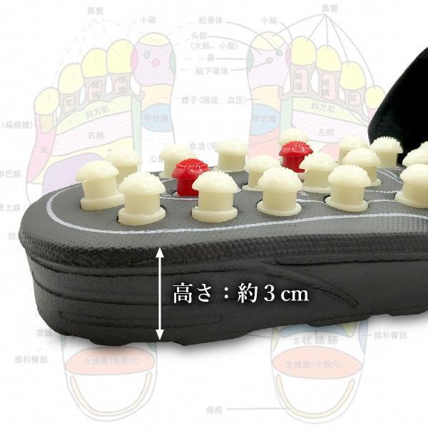 健康サンダル ブラック フリーサイズ 足つぼ 足ツボ 男女兼用 スリッパ