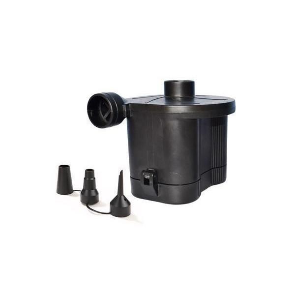 電動空気入れ ブラック エアーポンプ空気入れ 電動エアーポンプ 電池式 家庭用 簡単 アウトドア プール ビニールプール ノズル付き  ((S の商品画像