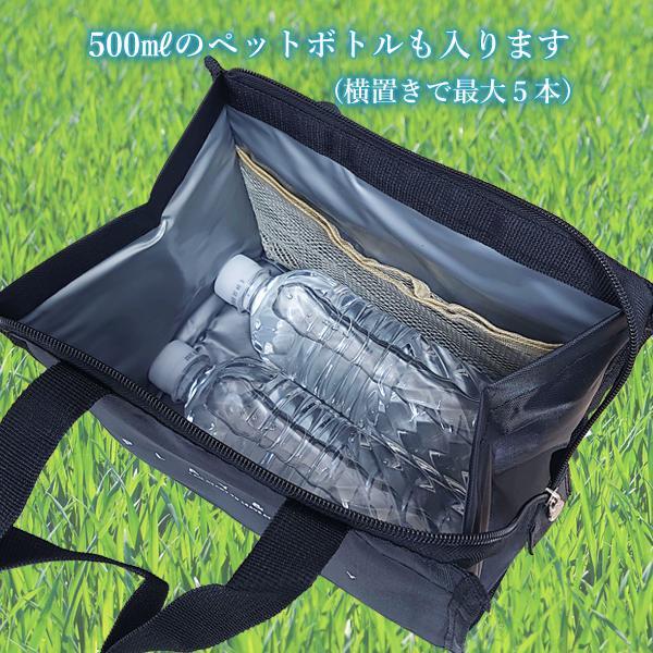 ランチバッグ 保冷バッグ 保温バッグ ブラック お弁当 クーラーバッグ