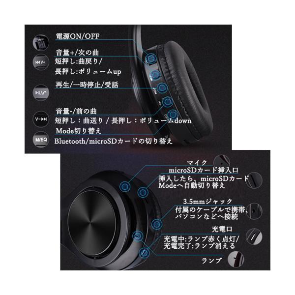 2個セット ◇3ヶ月保証付◇ ヘッドホン ワイヤレス ブラック Bluetooth