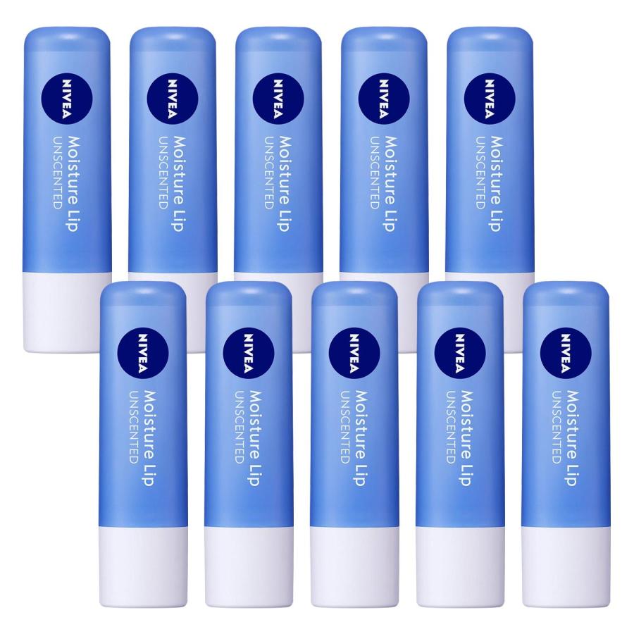 NIVEA（ニベア） 10個セット 花王 リップケア 無香料 3.9g : ベスト