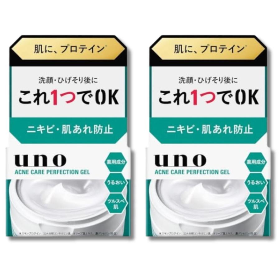 2個セット ファイントゥデイ UNO(ウーノ) 薬用 アクネケア パーフェクションジェル 90g メンズコスメ（Yahoo!・ベストワン）