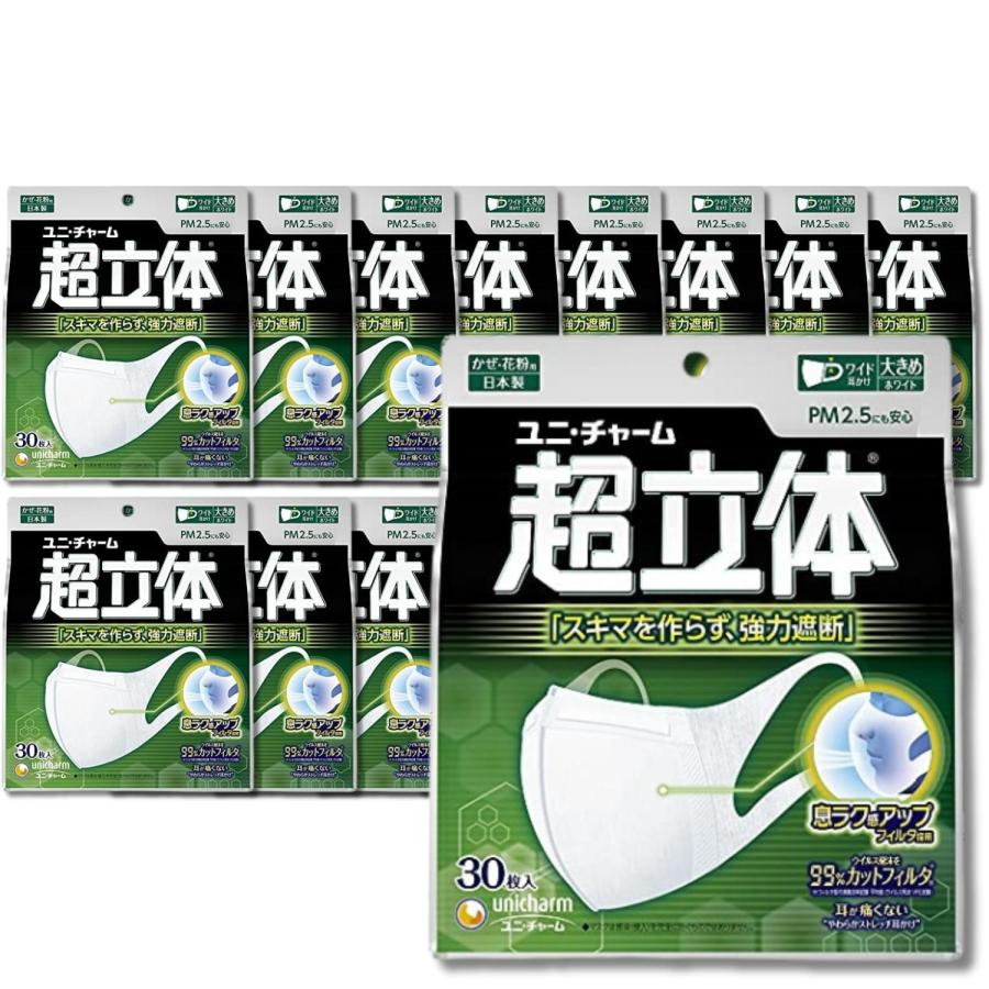 unicharm（ユニチャーム） 16個セット 超快適マスク 超立体 遮断タイプ 