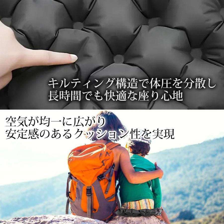 エアークッション お尻 座布団 飛行機 夜行バス コンパクト 厚手