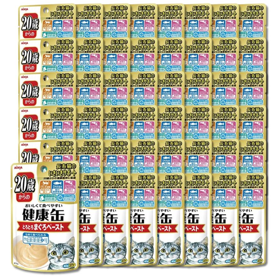 アイシア（AIXIA） 48個セット 健康缶パウチ 20歳からのとろとろまぐろ