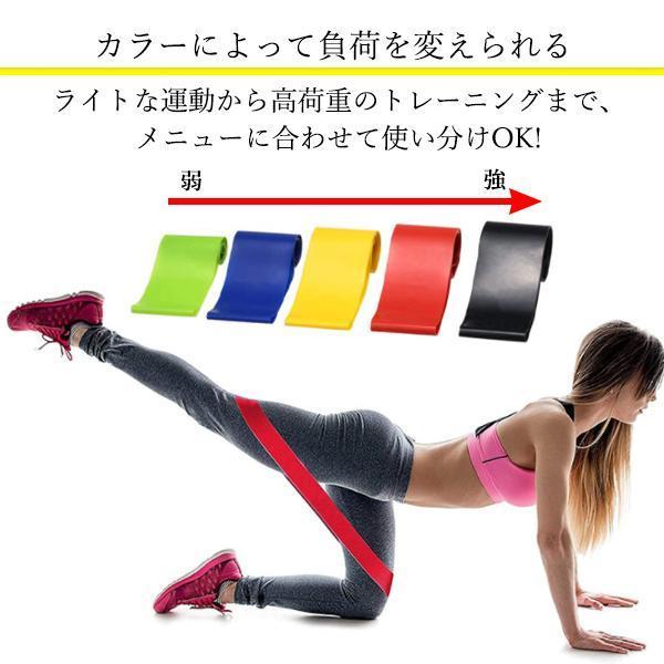 2個セット トレーニングチューブ 筋トレ 5本セット エクササイズバンド