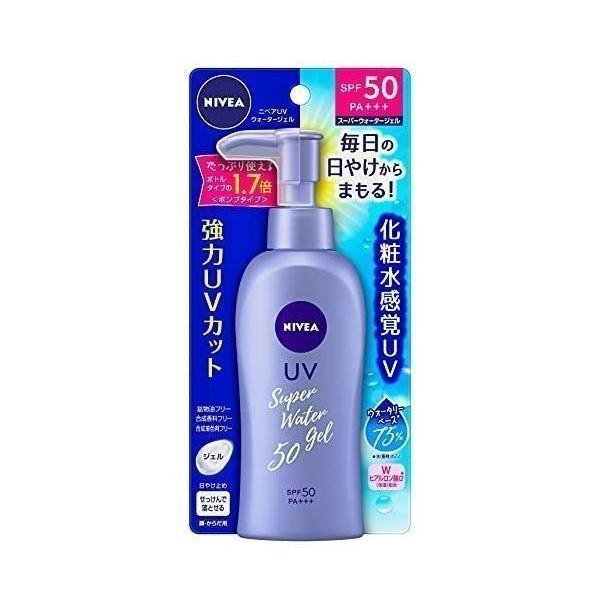 3個セット ニベアサン プロテクトウォータージェル SPF50/PA+++ ポンプ 140g | NIVEA