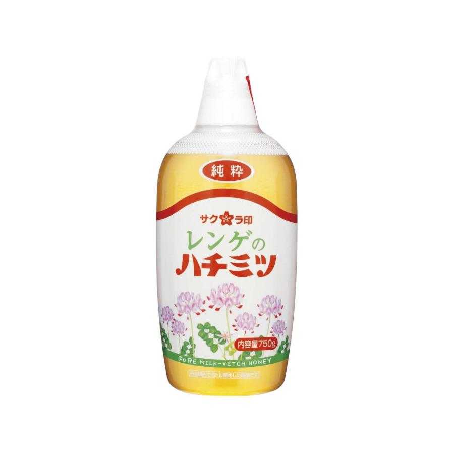サクラ印 加藤美蜂園 純粋レンゲハチミツ 750g : ベストワン - 通販